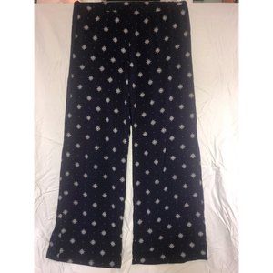 Soma Navy Floral Pajama Pants